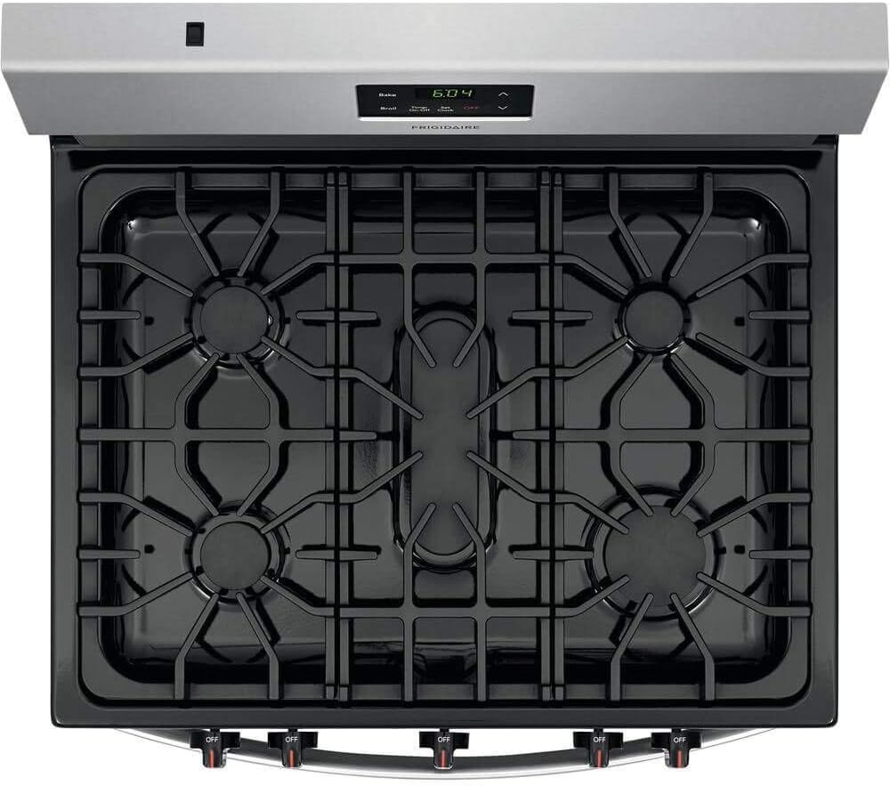 Frigidaire FCRG3052AS 30" Freestanding Gas Range, Stainless Steel V2814