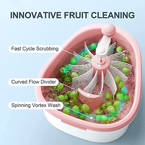 bacion Fruit Washer Cleaner Spinner with Self-Draining System BD-10507 X98994