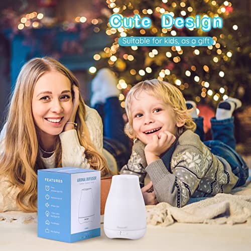 Homeweeks Essential Oil Diffuser with Adjustable Mist Mode X67483