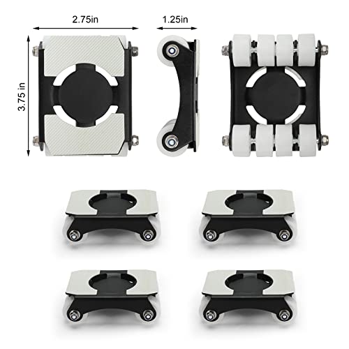 Nellyke Heavy Duty Furniture Lifter 4 Appliance Roller 880 LBS Load Capacity Wheels Adjustable Height S7427