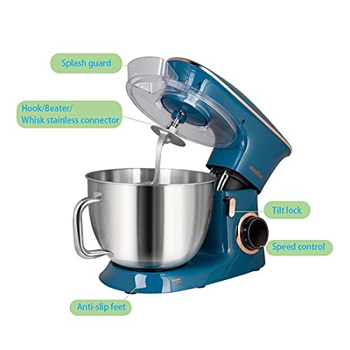 Vinmax Stand Mixer 8.5QT Stainless Steel Bowl, 6-Speed Tilt-Head L945