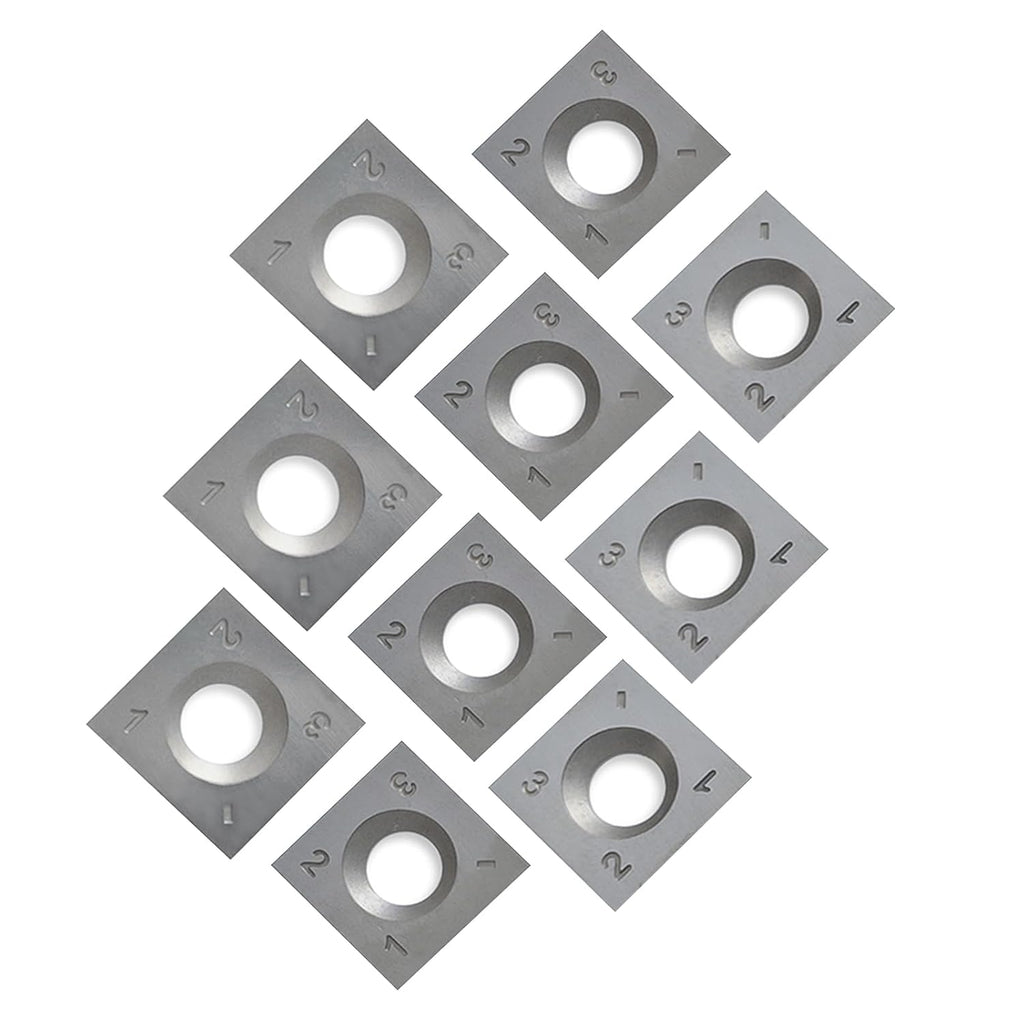 FOXBC 14mm Indexable Carbide Inserts Replacement for Grizzly H7319, 10 Pack O766676
