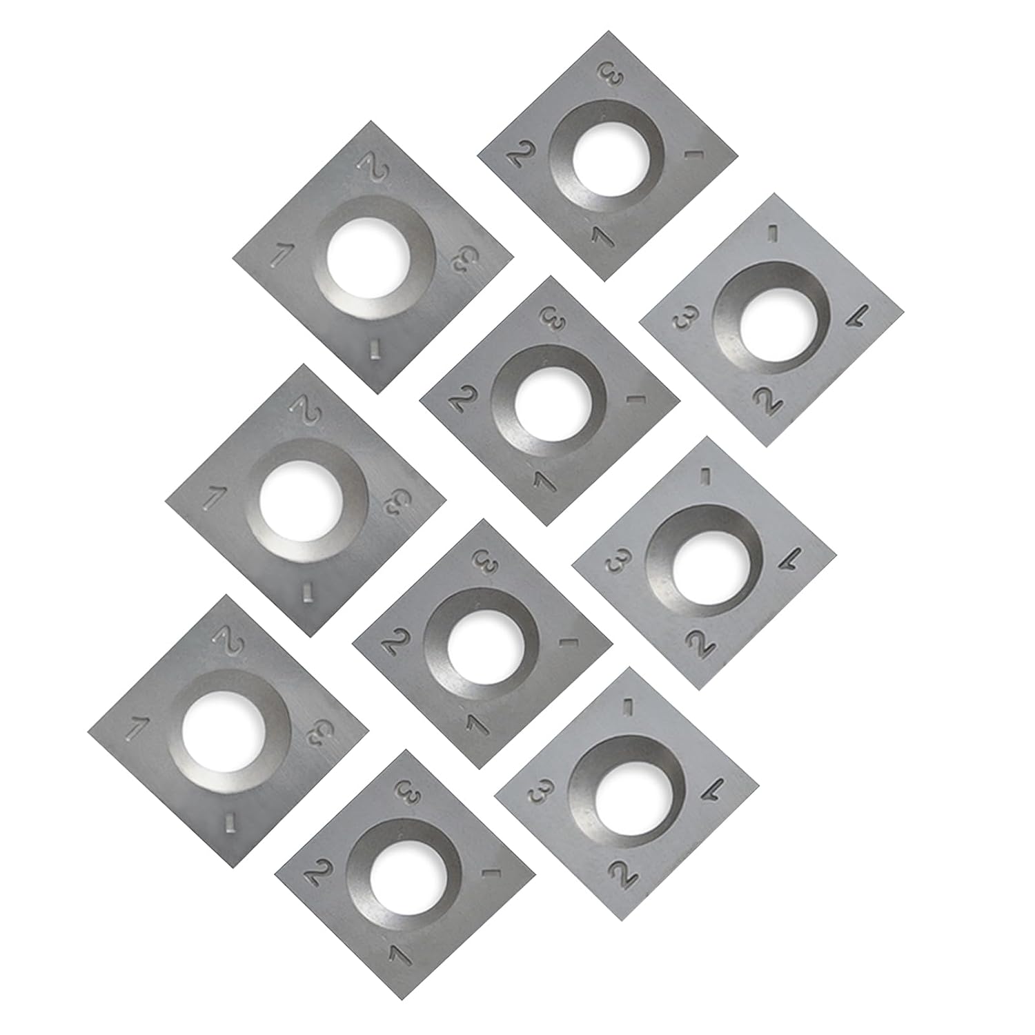 FOXBC 14mm Indexable Carbide Inserts Replacement for Grizzly H7319, 10 Pack O766676