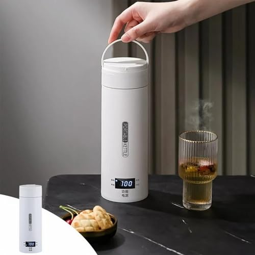RUIVE Travel Electric Kettle 500ml Portable Hot Water Boiler with Cup Bag K47285