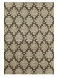Rugs America RA24829 Area Rug 9-Feet 10-Inch by 13-Feet 2-Inch Java Brown
