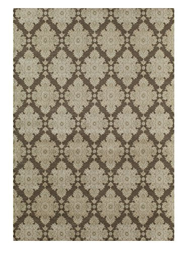 Rugs America RA24829 Area Rug 9-Feet 10-Inch by 13-Feet 2-Inch Java Brown