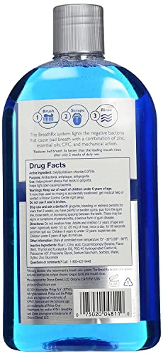 Philips Sonicare Breath Rx Antibacterial Mouthwash Sugar Free C72690