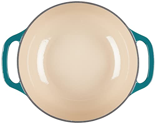 Lodge 6 Quart Enameled Cast Iron Dutch Oven with Lid E94827