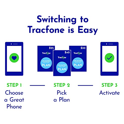 TracFone TCL Flip 2 8GB Black Prepaid Flip Phone A3376