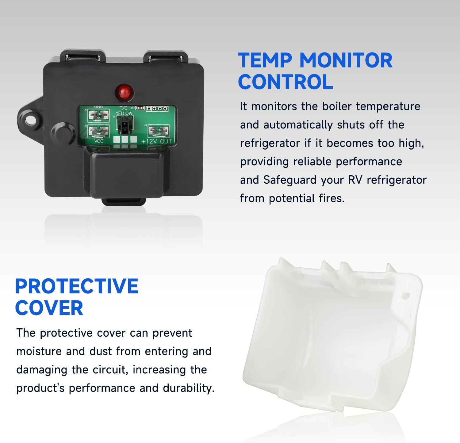 NIHAO 637360 Temp Monitor Control Kit for Norcold RV Refrigerators O5551