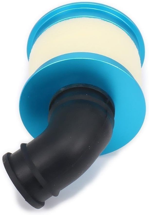 RC Aluminum Capped Air Filter Element Sponge 04104 Upgrade Parts for 1/10 RC Nitro Truck Buggy (Blue) Q81701