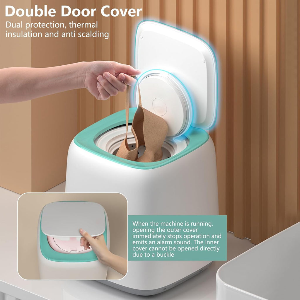 7L Fully Automatic Mini Portable Washing Machine with Spin Dryer N986