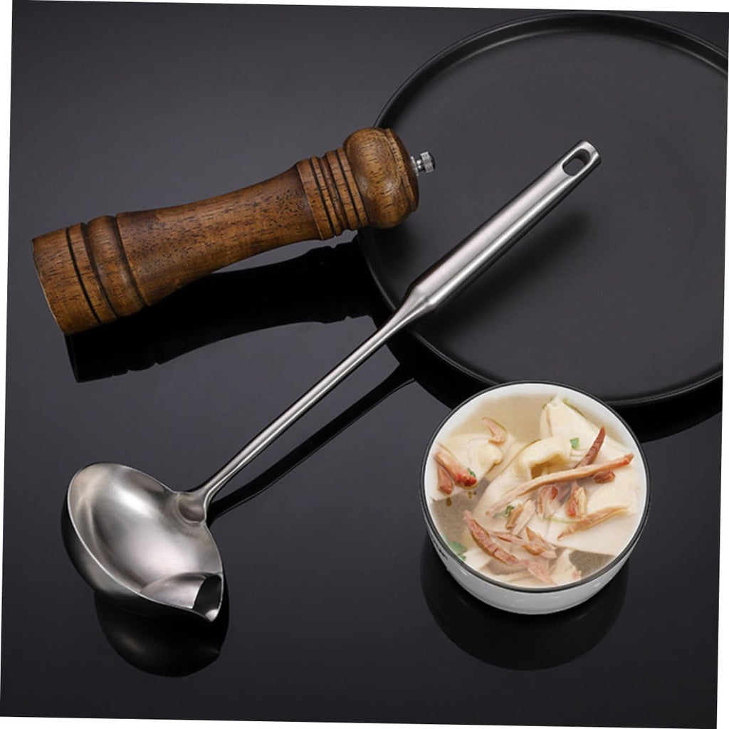 Stainless Steel Oil Separator Spoon with Fine Mesh T627992