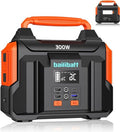 Portable Power Station 300W 257wh Lithium Battery Bailibatt Small Portable Generator for Home Use Camping Travel Emergency Hunting Outdoor - Black