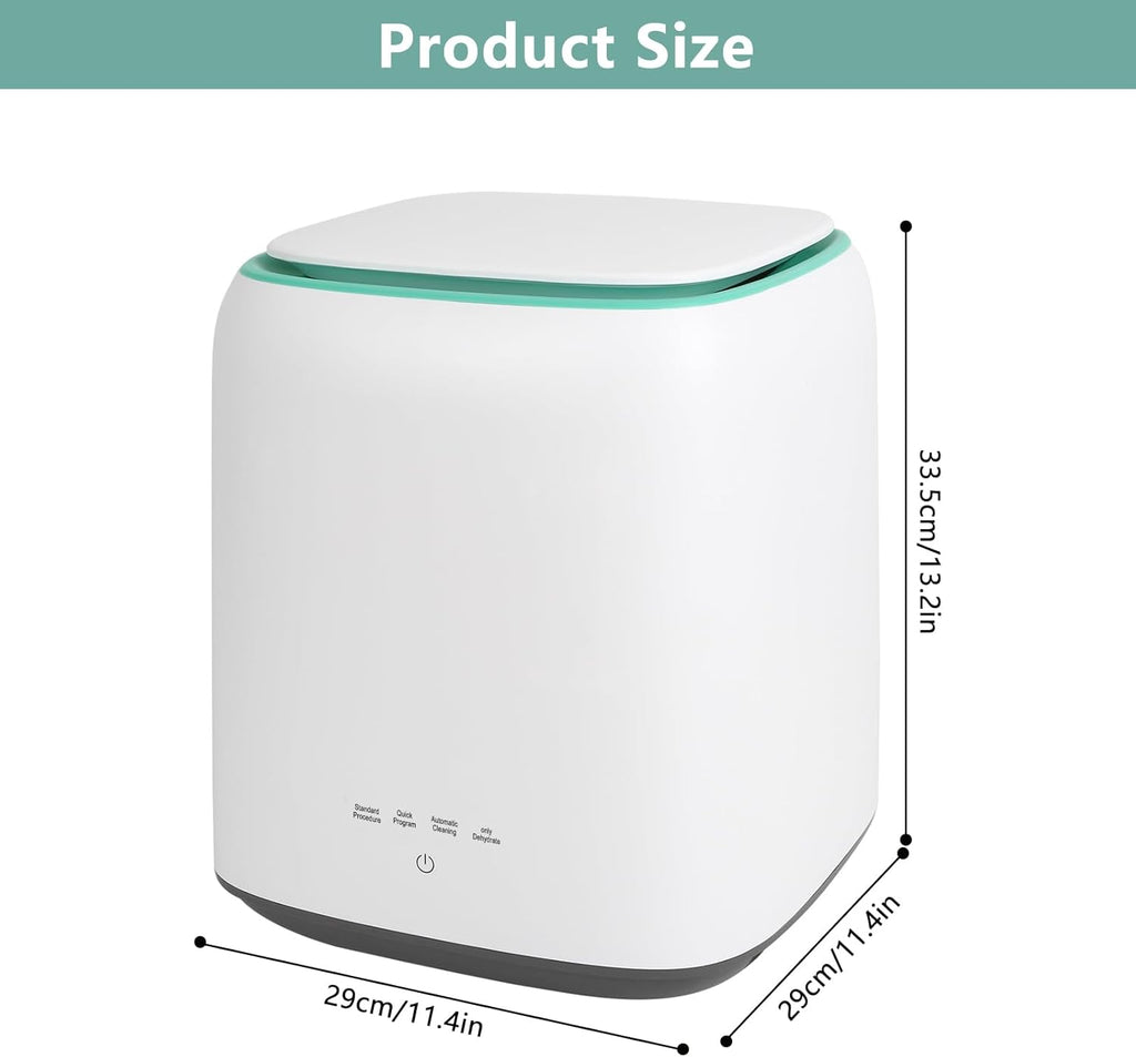 7L Fully Automatic Mini Portable Washing Machine with Spin Dryer N986