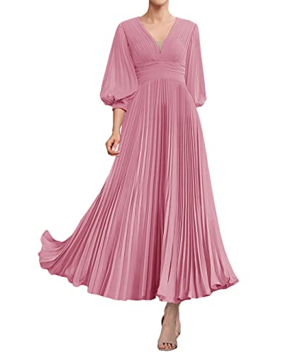 Mother of The Bride Dresses for Wedding Party Gown Formal Evening Dresses Long Mother of The Groom Dresses Pleated