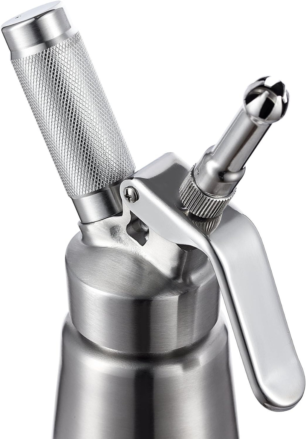 Stainless Steel Whipped Cream Dispenser Parts N2o Charger Holder D416381