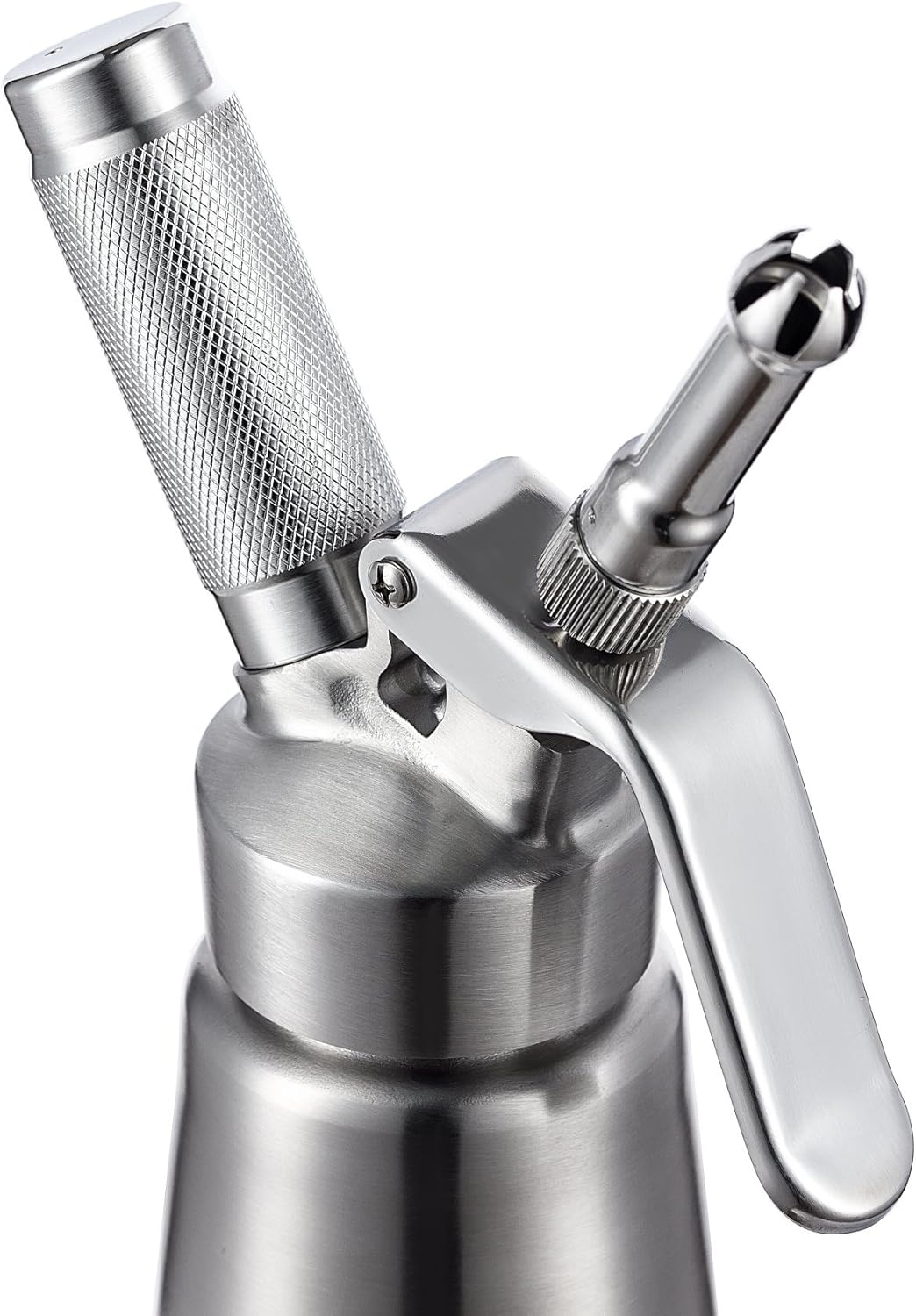 Stainless Steel Whipped Cream Dispenser Parts N2o Charger Holder D416381