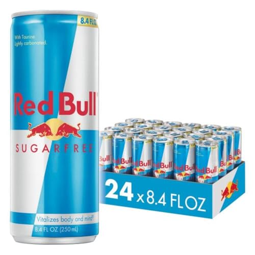 Red Bull Sugar Free, 8.4-Ounce Cans 2 Pack of 12 (Total Count 24)