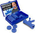 Bas Rutten O2 Inspiratory Muscle Training Device for Improving Diaphragmatic Breathing | Portable Lung Muscle and Respiratory Power Training Device | High Altitude Breathing Trainer | Blue