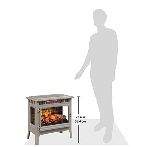 Duraflame Electric Infrared Quartz Fireplace Stove with 3D Flame Effect A276069