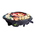 Hotpot Multi-function Shabu-bake Integrated Pot Non-stick Easy To Clean Household Electric Skillet Electric Hot Pot barbecue