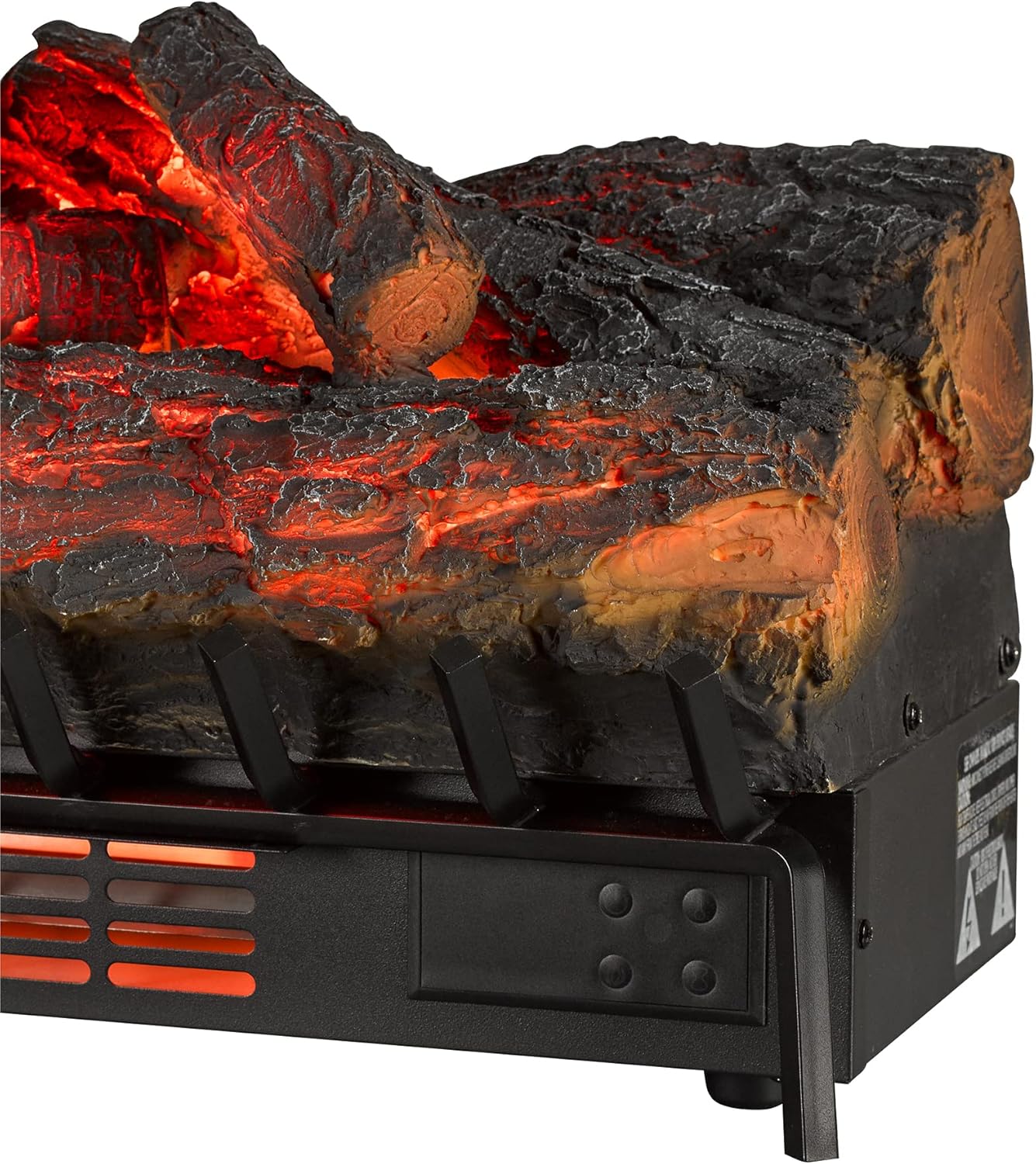 duraflame® Infrared Quartz Electric Log Set Heater with Remote, Rustic Pine F303386