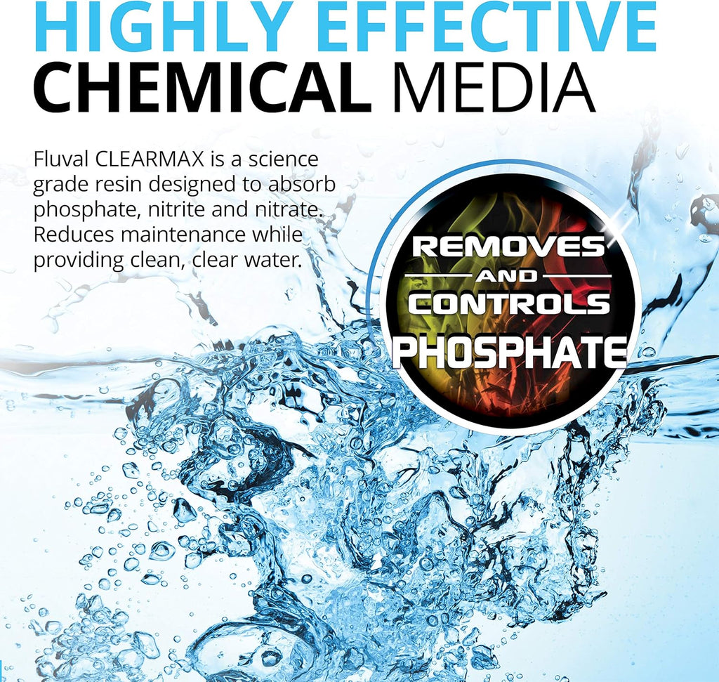 Fluval ClearMax Phosphate Remover for Aquariums, 100g, 3-Pack A74901