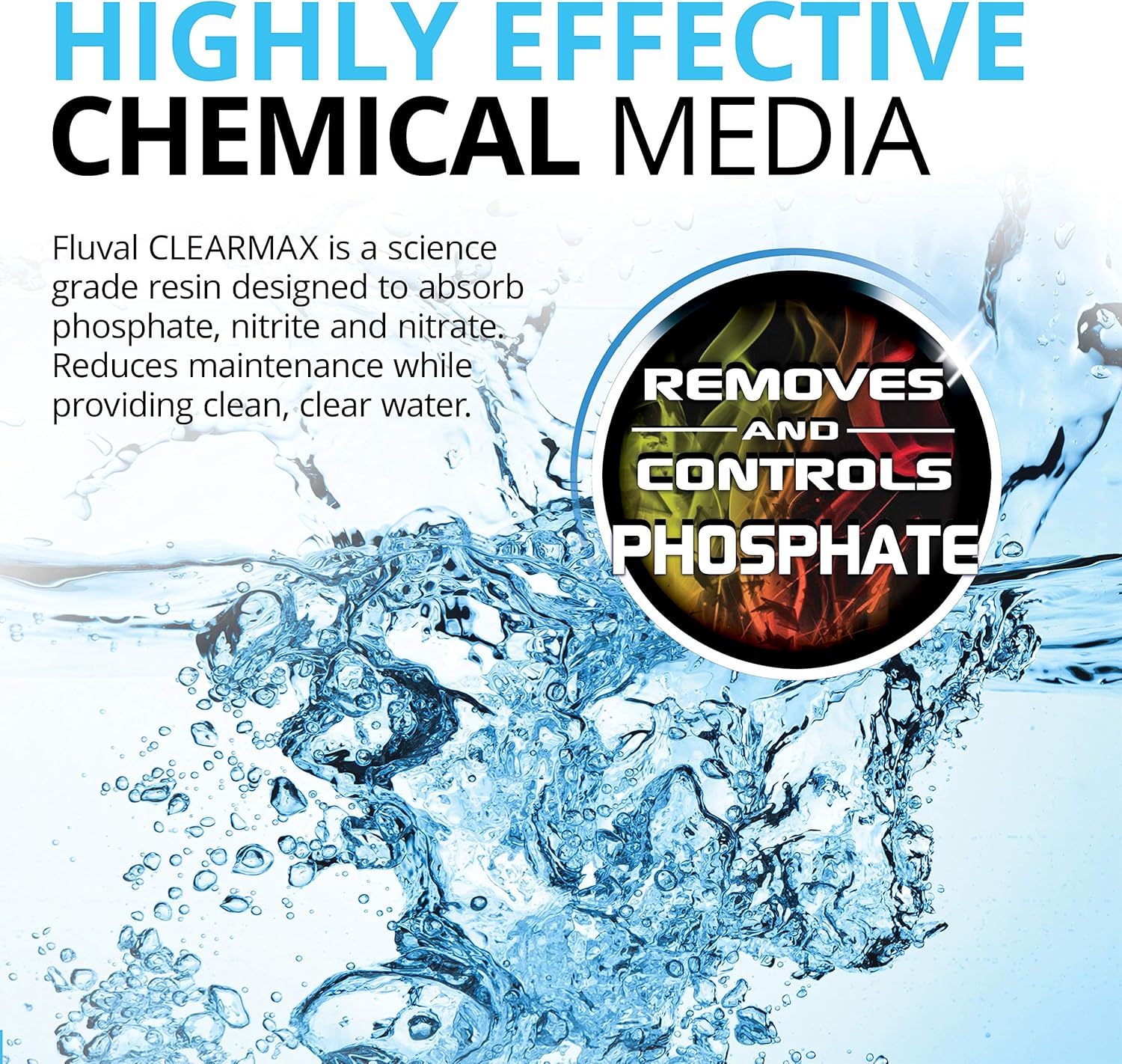 Fluval ClearMax Phosphate Remover for Aquariums, 100g, 3-Pack A74901