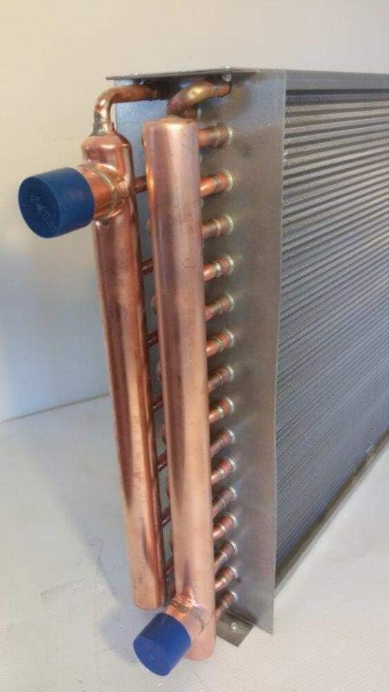 36x36 Water to Air Heat Exchanger~~1 1/4" Copper Ports With Install Kit