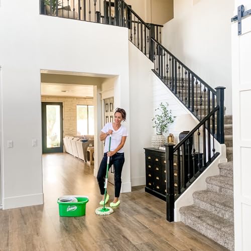 Libman Tornado Spin Mop System Plus with 2 Mop Heads U577763