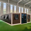 Tiny Home 20ft 40ft Folding Expandable Container House 3 Bedroom prefabrication Folding Tiny House Modular Home Expandable Container House