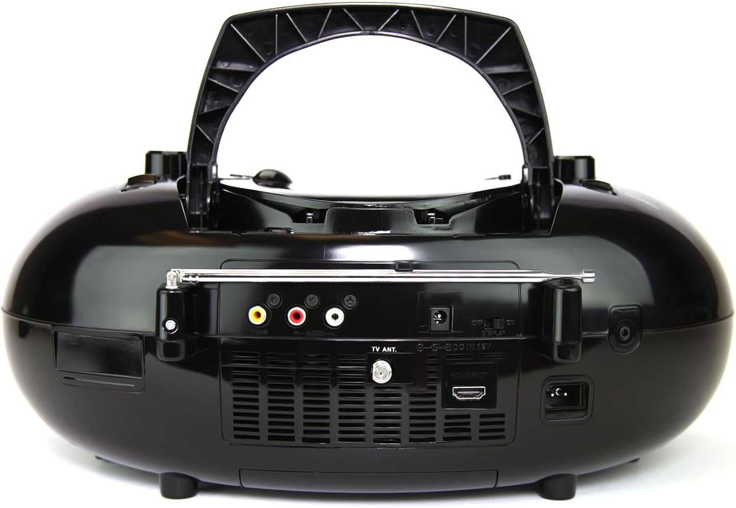 Emerson 7" Bluetooth DVD Boombox with AM/FM Radio & Digital TV, Black T518