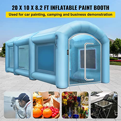 Happybuy Inflatable Paint Booth with Filter System Portable A133
