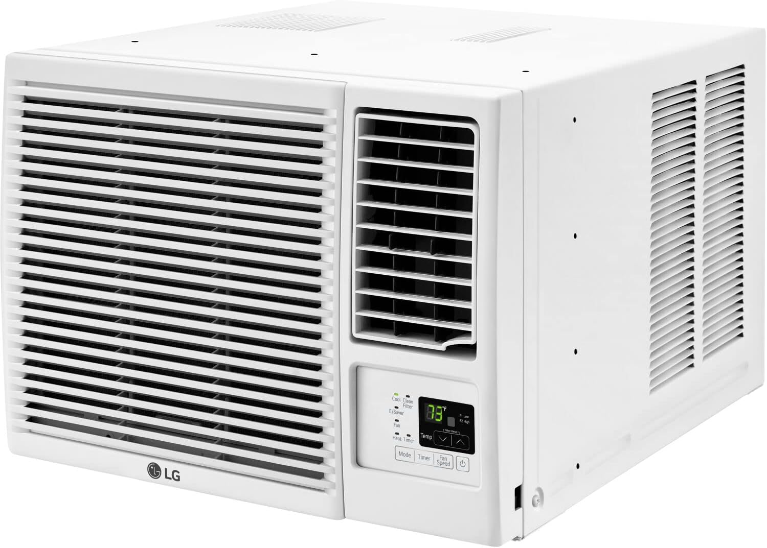 LG 23,000 BTU 230V Window-Mounted Air Conditioner with Supplemental Heat C191
