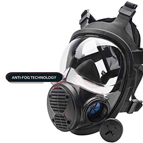 Parcil Distribution NB-100 Tactical Gas Mask Full Face Respirator Q198