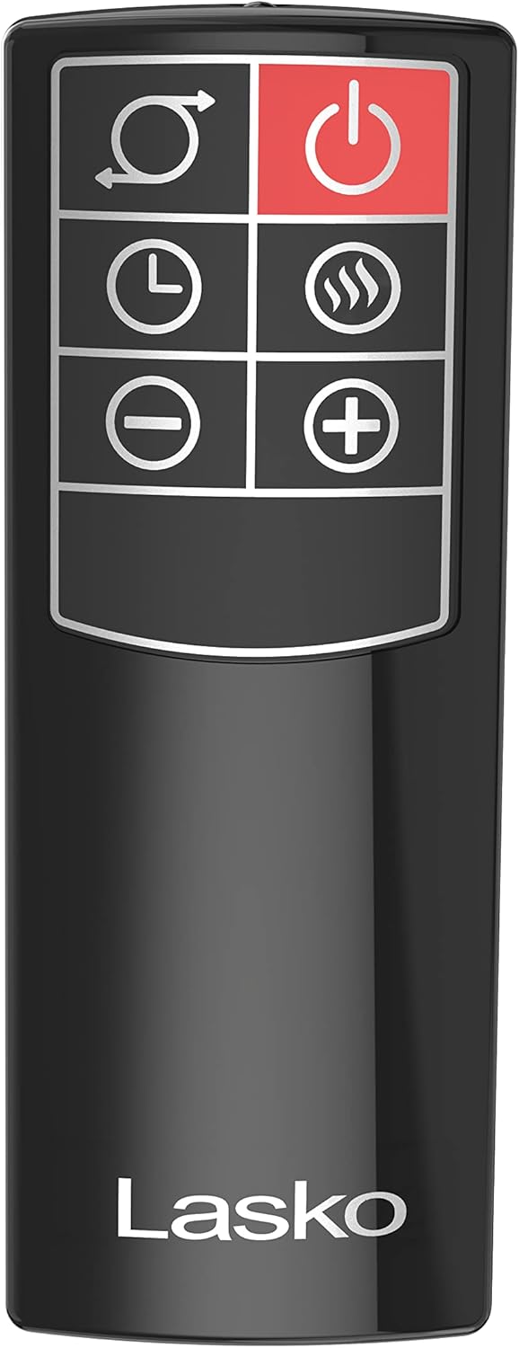 Lasko 360-Degree Oscillating Ceramic Tower Heater, 1500W, Black V144561