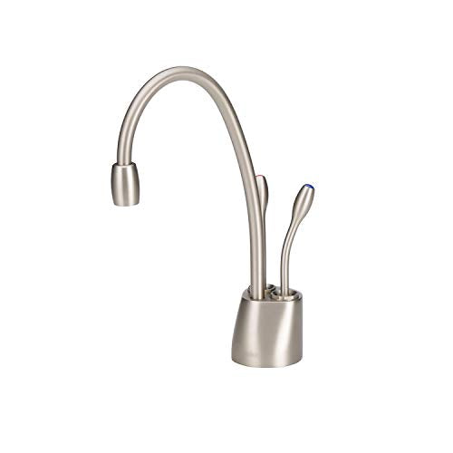 InSinkErator Contemporary Hot and Cold Water Dispenser Faucet, Satin Nickel N16228