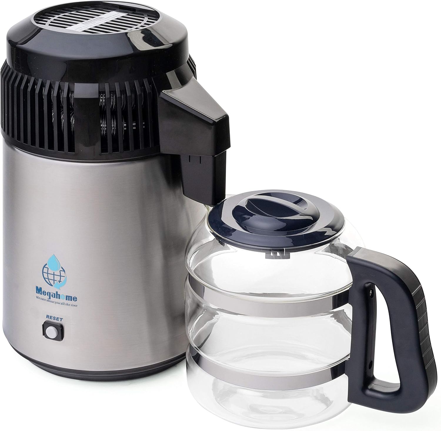 MH943SBS Megahome Heavy Duty Distiller, Glass Collection H446051