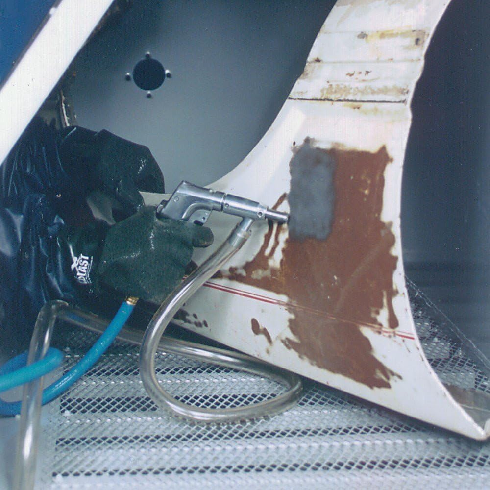 TP Tools® USA 2858 Skat Blast Sandblasting Cabinet with HEPA Vacuum, 58"W x 28"D x 28"H, Made in USA C7707