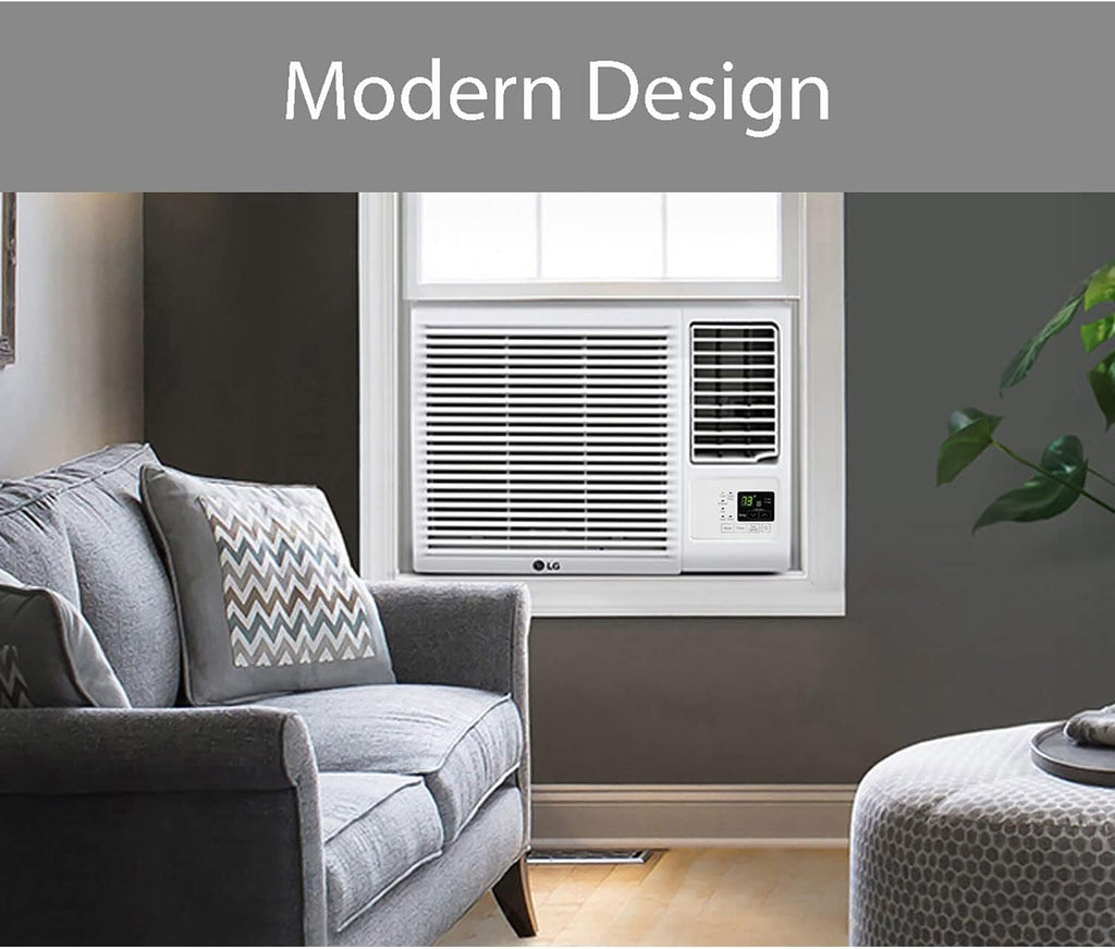 LG 23,000 BTU 230V Window-Mounted Air Conditioner with Supplemental Heat C191