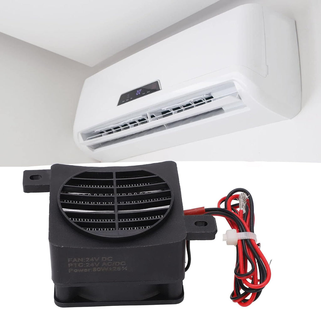 PTC Car Air Heater 80W 24V Portable Heating Fan A7776