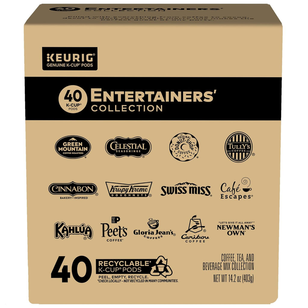 Keurig Entertainers' Collection Variety Pack, K-Cup Pods, 40 Count A940