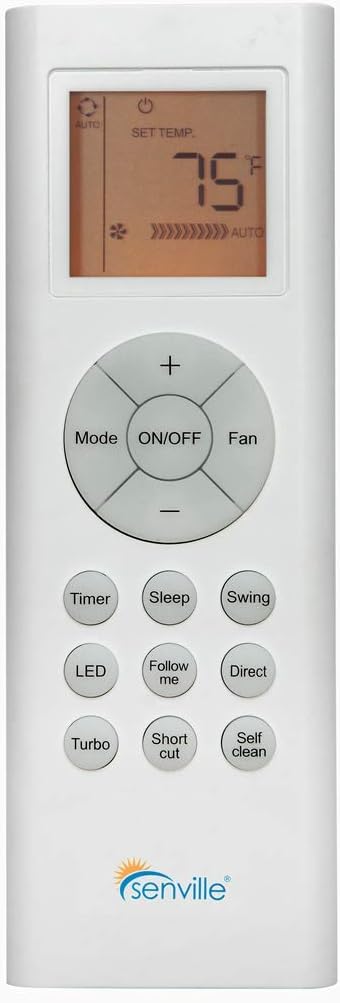 Senville 12,000 BTU Floor Console Mini Split AC/Heating System, White M928045