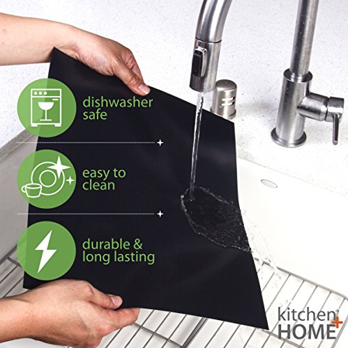 Kitchen + Home Oven Liner Set of 2, Large Heavy Duty Non-stick Reusable A56200