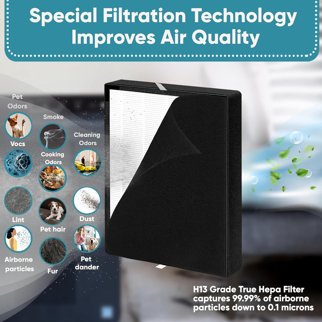 2 Pack 45i Replacement Filter for Breathesmart Flex BH400 and 45i Air Purifier R336