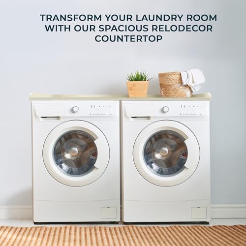 RELODECOR Washer and Dryer Countertop with Non-Slip Mat F27682