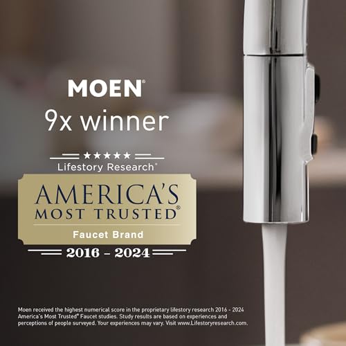 Moen Conneaut One-Handle Pulldown Kitchen Faucet, Spot Resist Stainless L469089