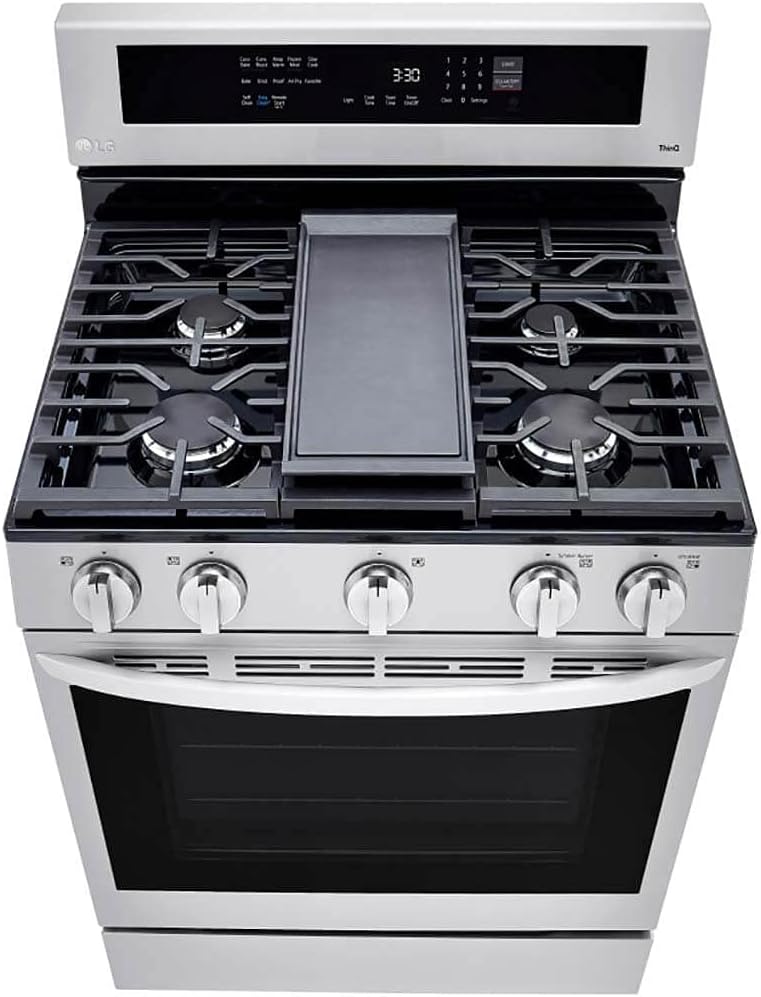 LG LRGL5825F 5.8 Cu. Ft. Stainless Steel Gas Range with Air Fry O920403