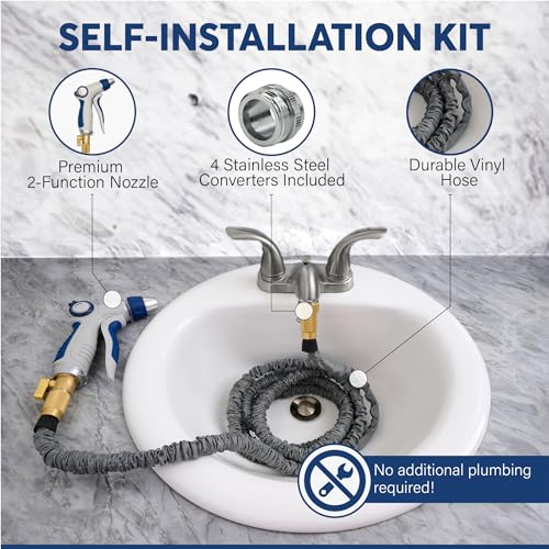 Kitchen Sink Hose Attachment for Faucet, Indoor Watering & Cleaning S90833